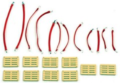 WSI 12-1024 1/50 Scale 10 Pallets And 12 Straps Of Various Sizes