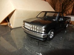 amt ertl promo 1990 CHEVROLET SILVERADO C1500 IN BLACK CHEVROLET TRUCK