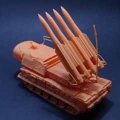 3d Printed Kit 1/72/87 9K37M1 Buk-M1 Surface-to-Air Missile System Unpainted