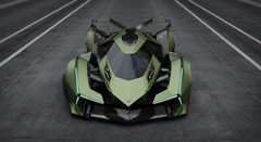 Lamborghini 1:18Race Car12Custom Built Concept Metal Body Model Carousel Green24