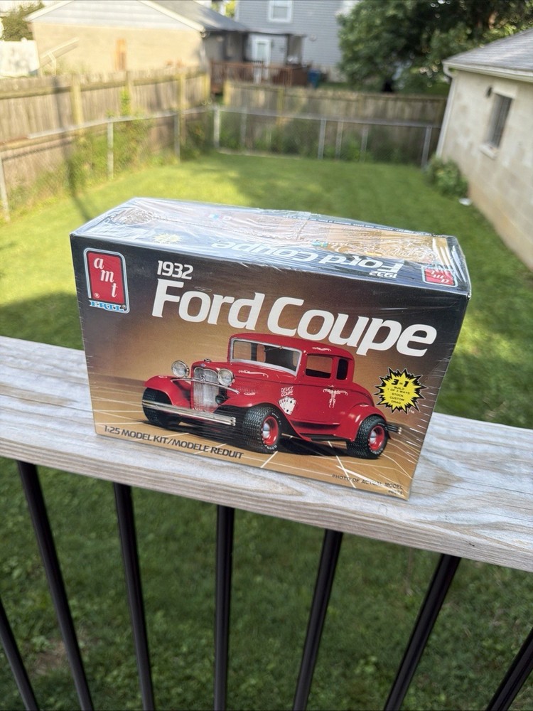 1932 Ford Coupe AMT 1:25 Build 3 Ways In Factory Sealed Box