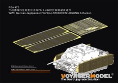 Voyager 1/35 WWII German Jagdpanzer IV/70(A) Zwischen Losung Schurzen