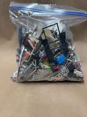 MISC 1 POUND Bag Model Car Truck Parts LOT Frame Body Motors Interior READ DSC