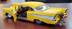 57 Chevy55Chevrolet1957Race Car1:24Dragster1955Built12Metal Model18Carousel YL