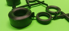 1971 Camaro Jungle Jim Funny Car 1/25 Big Little Drag Slick Tire Mag Rim Wheels