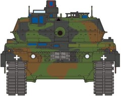 TAMIYA 1/35 LEOPARD 2 A6 TANK UKRAINE Model Kit 25207 w/ Tracking NEW
