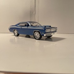 1971 Plymouth Duster 340 Six Pack 1/25 built model car