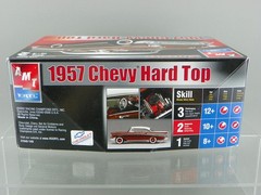 AMT 2002 Ertl Classic 1:25 Street Custom 1957 Chevy Hard Top Model Car Kit NEW