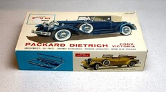 Vintage Hubley Packard Dietrich 1/22 Kit – Partly Built w/ Box & Parts
