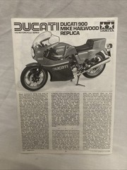 Tamiya 1:12 Scale Ducatil 900 Mike Hailwood Replica Model Kit # 14019 – New ￼