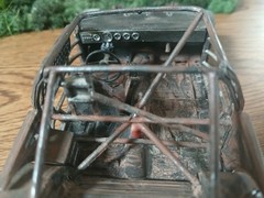 1980’S MONTE CARLO OLD RUSTY RETIRED STOCK CAR SITTIN IN FIELD DIORAMA SCENE !!