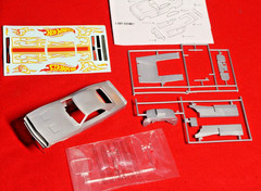 + NEW BODY +,Glass /Decals 69 CHARGER “FUNNY CAR” MOLDED IN BRITE SILVER 1/25