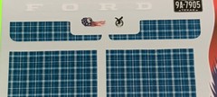 Eagle American Flag 1971 Ford F250 Pickup 1/25 Decal Sheet Plaid Interior Emblem