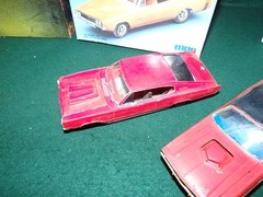 Vintage Lot 6 Built 1:24 Scale Model Car Kits Junkyard Lot Dodge Mopar GTX Charg