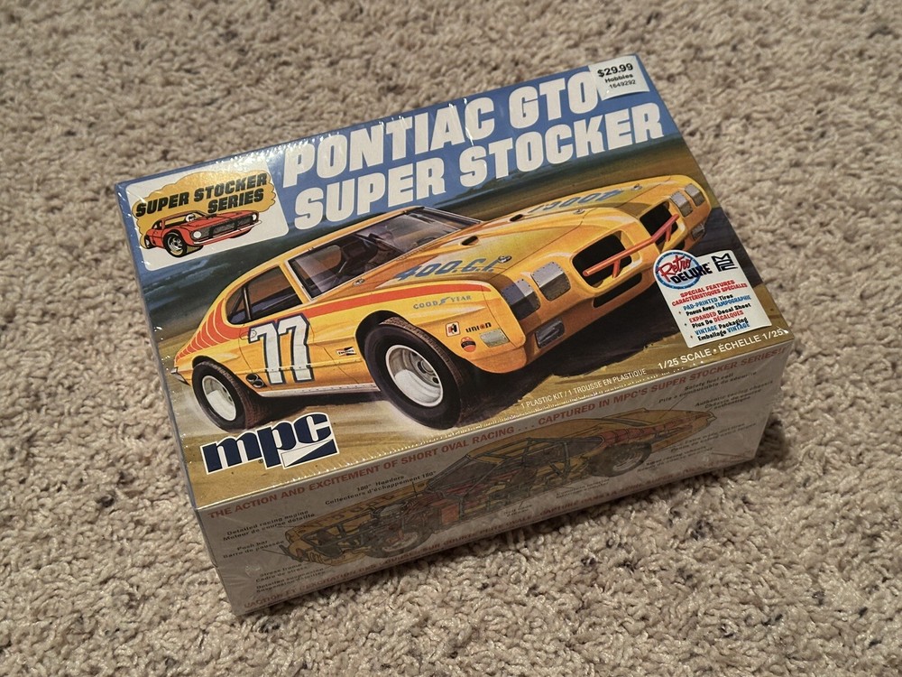 MPC 1970 Pontiac GTO Super Stocker Series Stock Car 1:25 939 Plastic Model Kit