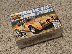 MPC 1970 Pontiac GTO Super Stocker Series Stock Car 1:25 939 Plastic Model Kit