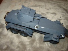Built Military Vehicles 6 & 10 wheel Both Painted & Built Excellent Detail 1/72