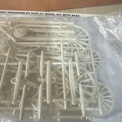 vtg AMT Budweiser Clydesdale 8-horse hitch Model Kit ERTL Unbuilt Sealed Bags