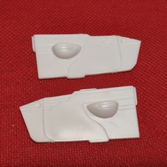 Interior Tub, Door Cards Hot Rod 1937 Ford Conv 1:24 scl model car part Lindberg
