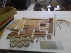 Austin Craft Solid Wood Model Kit US Army one and a half Ton Truck
