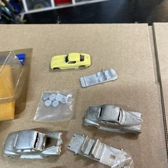 Alloy Forms HO Scale 1941 Plymouth Coupe 1956 Ford Corvette Ford Panel 1950 Ford