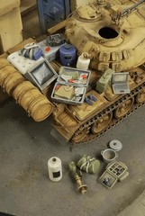 1/35 Cast Resin Model Assembly Kit, GK， Resin Scene Pile Up Model, Unpainted
