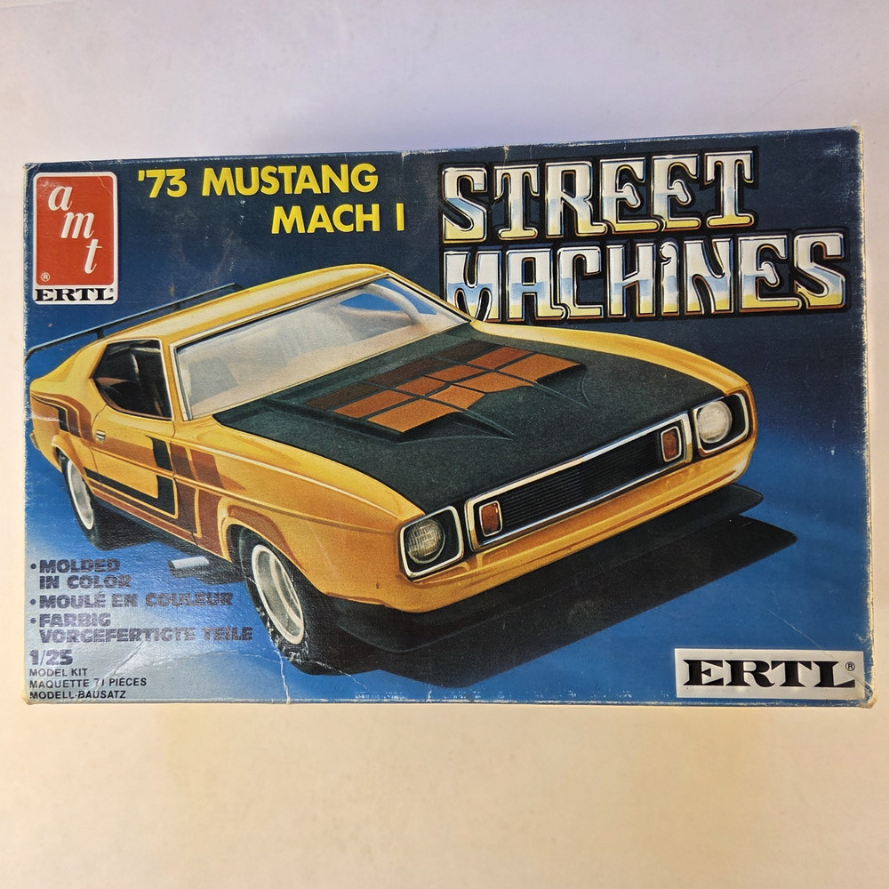 73 Mustang Mach 1 Street Machine AMT 1:25 Parts In Bags