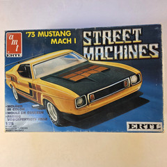 73 Mustang Mach 1 Street Machine AMT 1:25 Parts In Bags