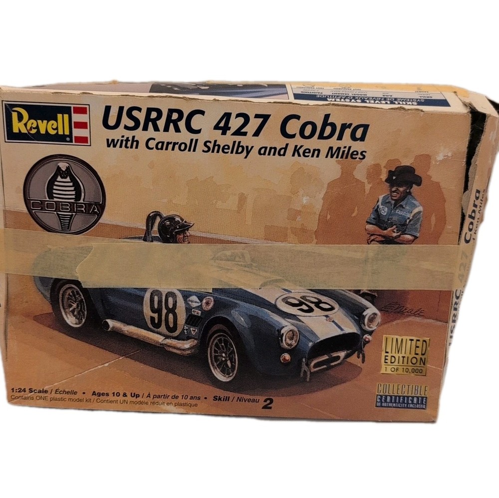 1/24 Revell USRRC 427 Cobra with Ken Miles kit 85-4149 Carroll Is Missing