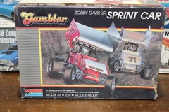Monogram Gambler Bobby Davis Jr Sprint Car Sealed Inside 1/24