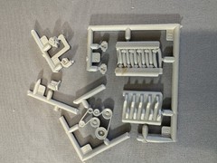 AMT/ERTL 6808 Dodge Viper RT/10 Parts Kit Bash Engine Sub Assembly 3 Parts