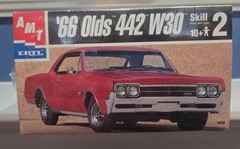 AMT ERTL 66 Olds 442 W30 Car 2 in 1 Stock Or Custom 1:25 Factory Sealed Kit 6268