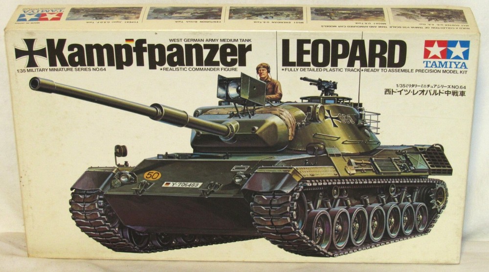 Tamiya #MM164 Kampfpanzer Leopard 1:35 Scale Open Box – NOS