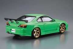 Aoshima 1/24 1999 Nissan Silvia S15 Spec R Rodextyle Tuned Car #42 JDM Model Kit