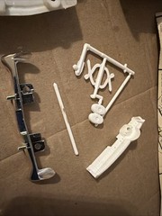 JoHan 1/25 1962 Chrysler 300 Hardtop molded in WHITE USA Oldies Needs Finishing