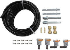 Automotive 25 Feet 3/8″ Nylon Fuel Line Tubing Replacement Fuel Line Repair Kit