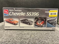 1:25 AMT ERTL MODEL KIT 1969 CHEVROLET CHEVELLE SS396 SEALED SKILL-2 UTM