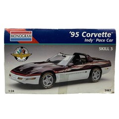 VTG MONOGRAM ’95 Corvette Indy Pace Car Model Kit 1:24 Scale Skill 3 Parts Only