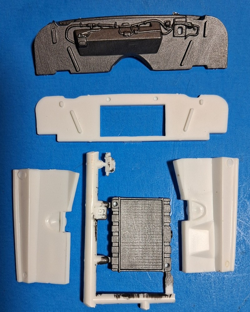 64 DODGE 330 COLOR ME GONE – ENGINE BAY DETAILS- LINDBER MODEL CAR KIT PARTS LOT