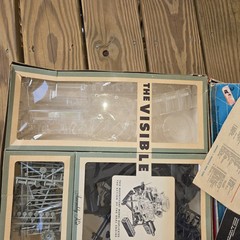 Looks Unused Renwal Blueprint Model The Visible V8 auto engine vintage 1960