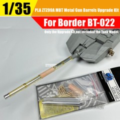 1/35 PLA ZTZ-99A Main Battle Tank Metal Gun Barrel Upgrade Kit for Border BT-022