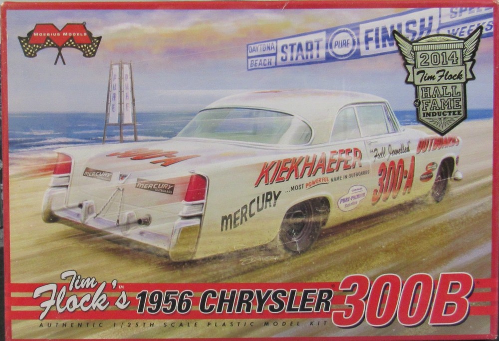 Moebius Models 1956 Chrysler 300B Tim Flocks Kit # 1212 Factory Sealed 1:25