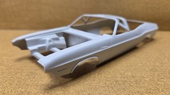 1970 Dodge Challenger BODY SHELL & ACCESSORIES 1/25 AMT NEW Model Kit PARTS