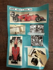 Starter Model Kit Ferrari F1 Monza 1988 2 Version France Automobile Racing Car