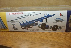 AMT Fruehauf Plated Tanker Semi-Trailer SUNOCO 1/25 Scale Model Kit #1239