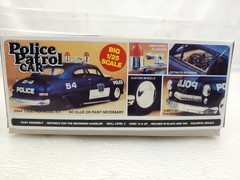 MCP 705 1949 Mercury Highway Patrol Police Car 1/25 Super Snap Kit New Open Box