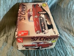 VINTAGE MODEL KIT -AMT#6563 “57 CHEVY BELAIR HARDTOP OPEN Box