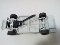 Vintage stock car chassis built model car