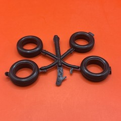 1956 Chevy Bel Air Monogram Stock Size Tires Model Parts 1:24 New