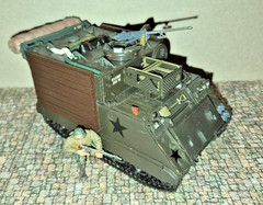 Tamiya 1:35 WWII us army military personnel carrier vehicle custom built model